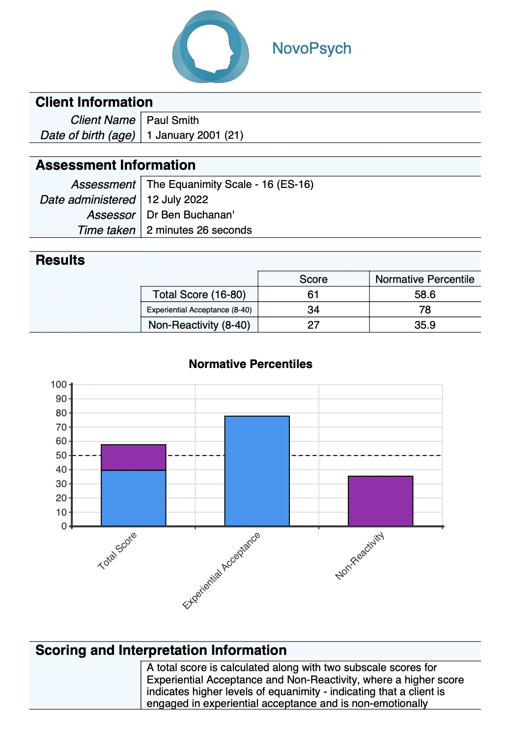 ES-16 - Equanimity Scale – 16