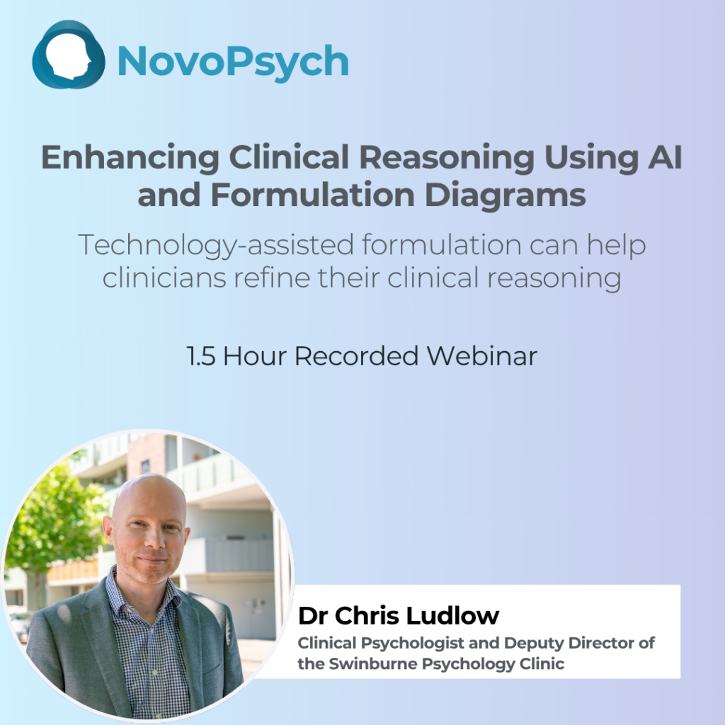 Recorded webinar: Enhancing Clinical Reasoning Using AI and Formulation Diagrams