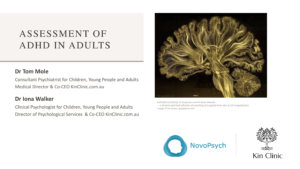 Diapositivas de la presentación del seminario web: Evaluación del TDAH en adultos — NovoPsych y Kin Clinic