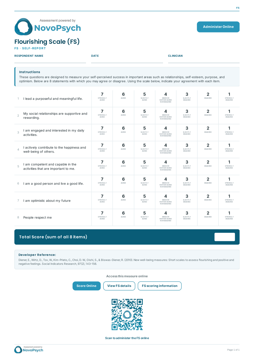 Escala de Prosperidad (FS) - PDF