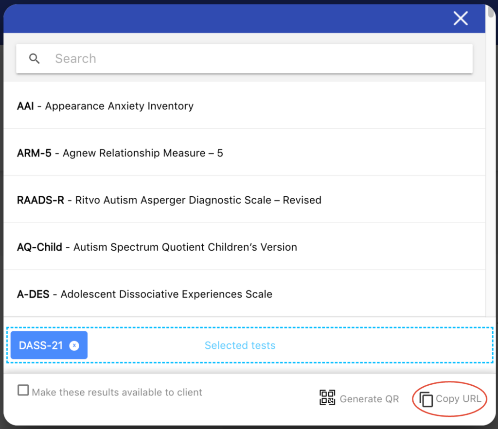 Share Assessment Link-1